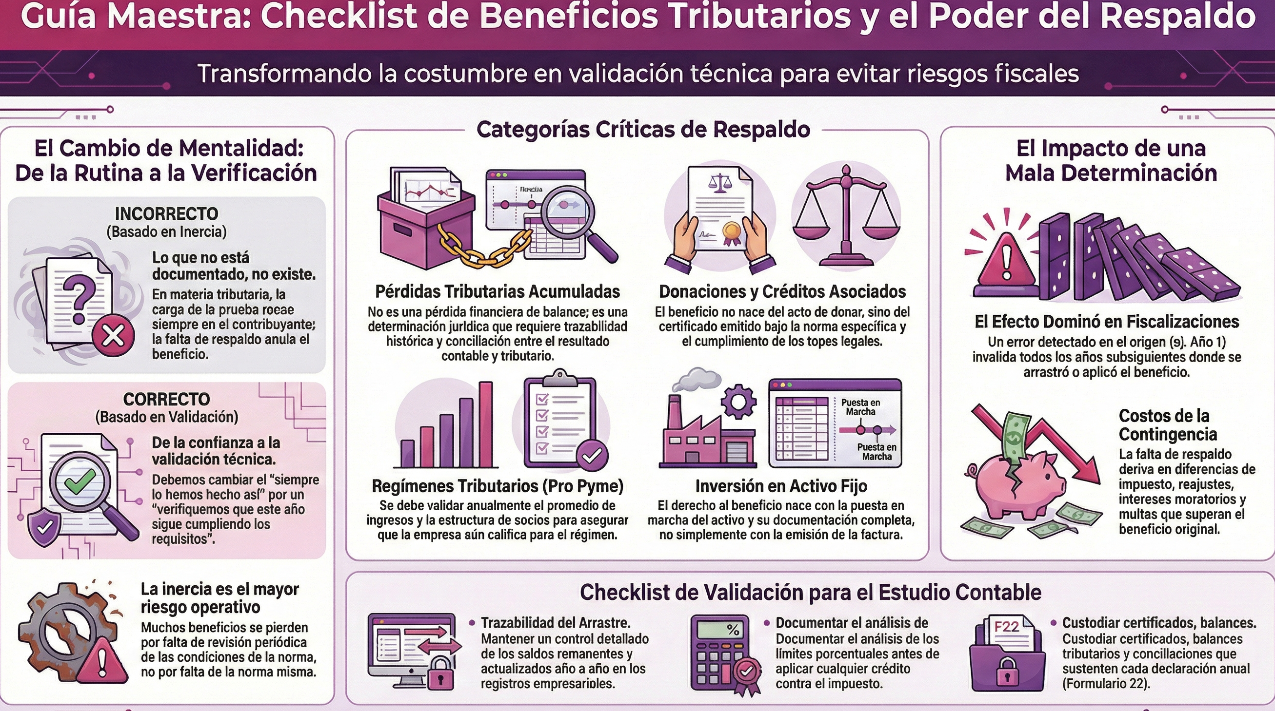 Beneficios tributarios infografia