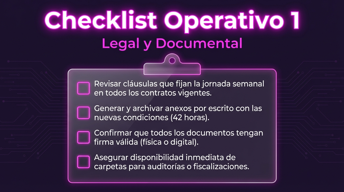 Checklist Ley 40 horas 1