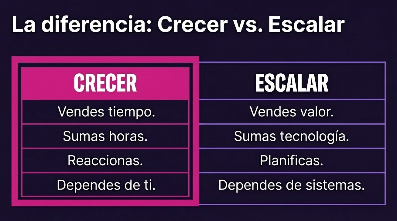 Crecer vs Escalar