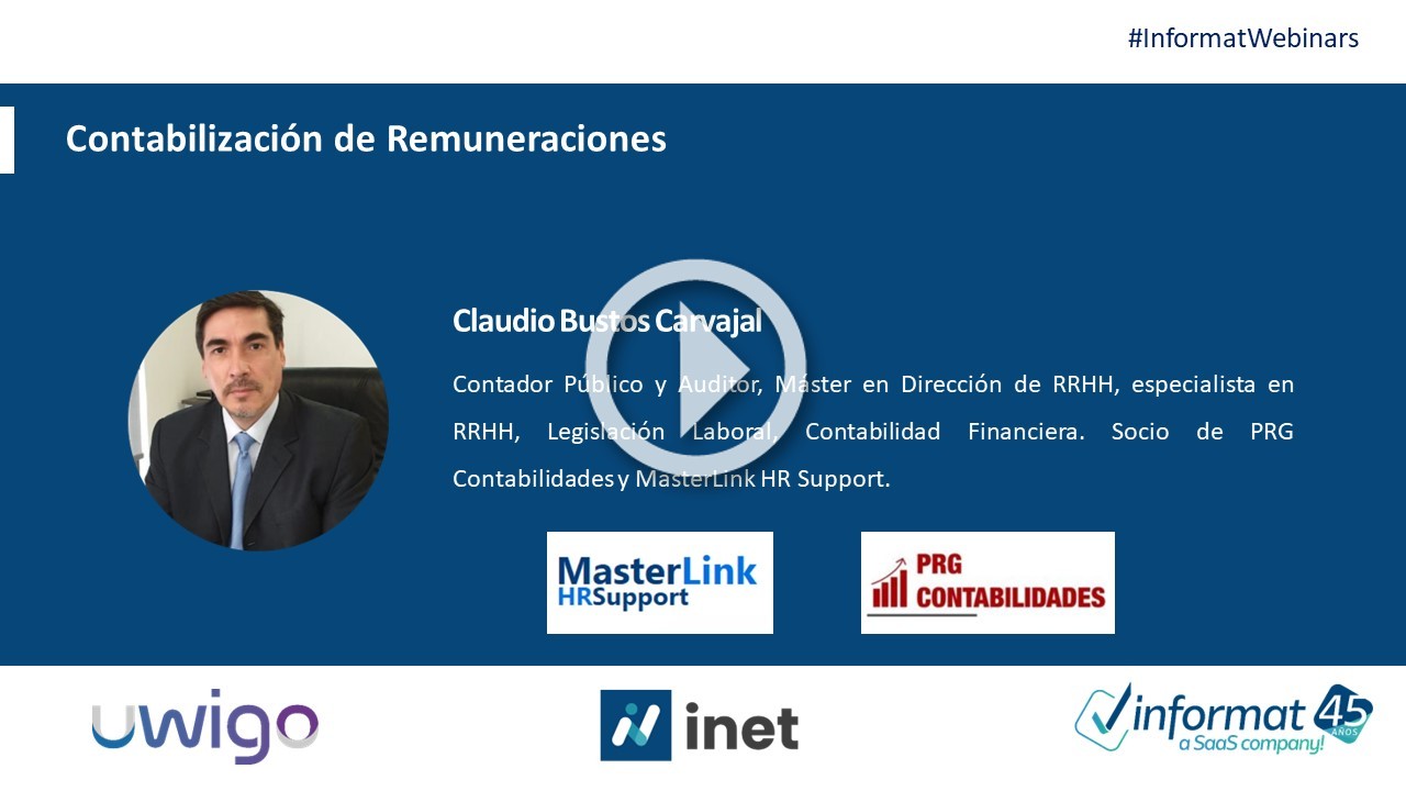 Webinar Contabilización de Remuneraciones Play