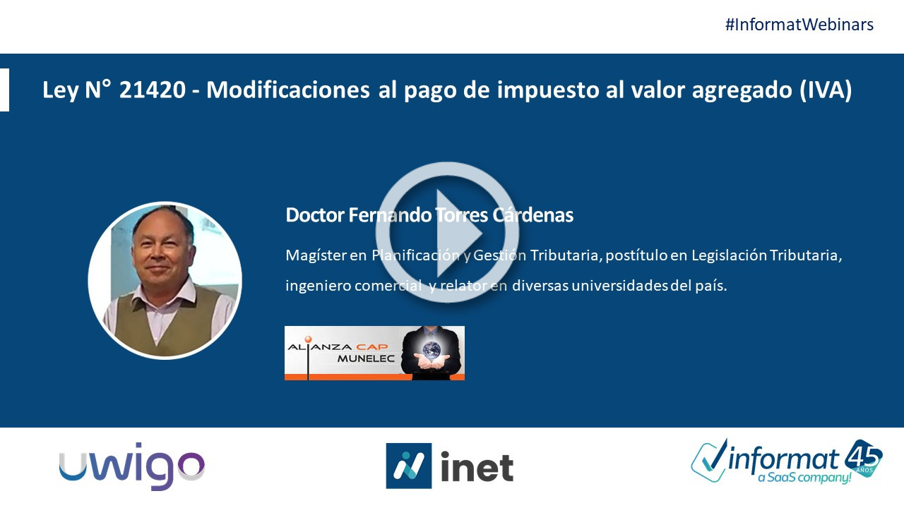 Webinar Ley N° 21420 - PLAY