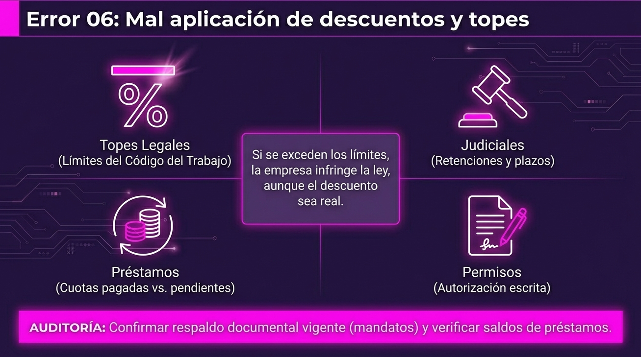 error 6 remuneracion